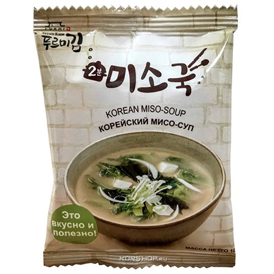 Сухой пищевой концентрат «Корейский Мисо суп» Furmi Kim, Корея, 10 г Акция