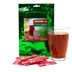 Напиток растворимый "iMMUNO-чай Чага Душица", 20 стик-пакетов по 0,7 гр