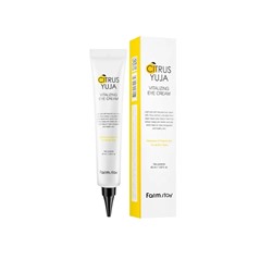 (Китай) Крем для глаз с экстрактом Юдзу, FarmStay Citrus Yuja Vitalizing Eye Cream 45гр