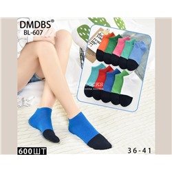 Молодежные яркие хлопковые укороченные носки DMDBS. Арт.BL-607 в Сургуте