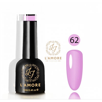 Гель лак для ногтей Luxury L’AMORE FASHION 12мл тон 62