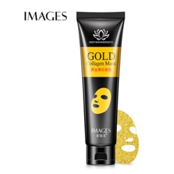 Маска - плёнка Images Gold Collagen Mask с биозолотом и коллагеном, 60 гр.