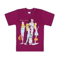 928-1 футболка детская, фиолетовая