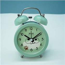 Часы-будильник «Funny dog», green