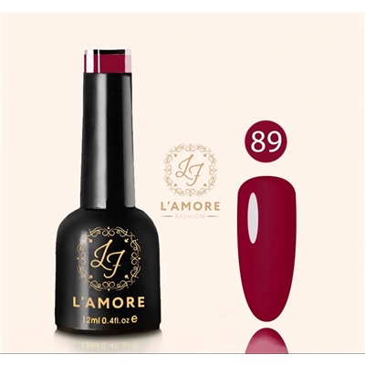 Гель лак для ногтей Luxury L’AMORE FASHION 12мл тон 89