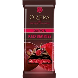 «OZera», шоколад горький Dark & Red berries, 90г