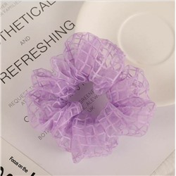 Sale! Модный аксессуар 2021!!! Невероятно женственная и нежная резинка для волос, Цвет нежно-фиолетовый, 1 шт.