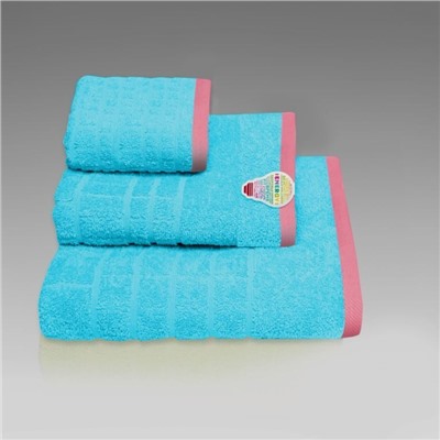 Махровое полотенце "Энерджи"- голубой 50*90 см. хлопок 100%