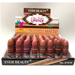 Набор матовых помад для губ Ever Beauty Vibe Tribe (ряд 12шт)