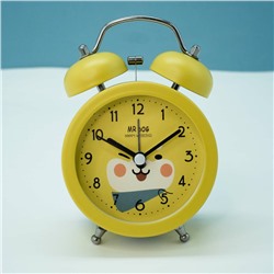 Часы-будильник «Funny dog», yellow