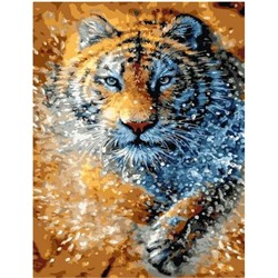 Картина по номерам GX 36969 Тигр мчится по воде 40*50
