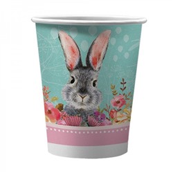 Набор бумажных стаканов «Кролик», 6 штук, 250 мл