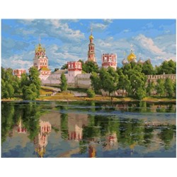 Картина по номерам PK 90007 Новодевичий монастырь (Басов Сергей) 40*50 Эксклюзив