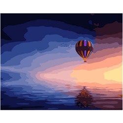Картина по номерам PK 11424 Воздушный шар над морем 40*50 Эксклюзив