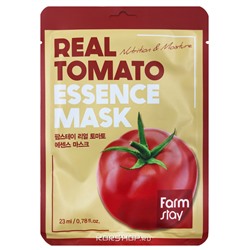 Тканевая маска для лица с экстрактом томата Real Tomato Essence Mask FarmStay, Корея, 23 мл Акция