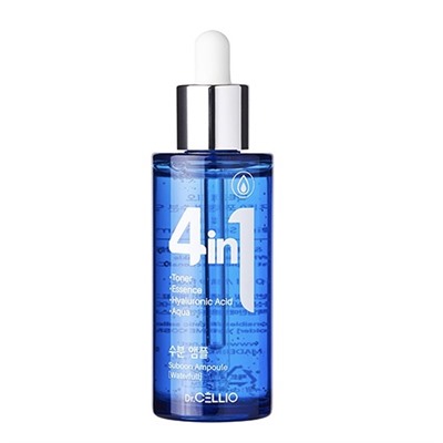 (Китай) Сыворотка для лица увлажняющая Dr.Cellio 4 In 1 Suboon Ampoule Aqua 50мл