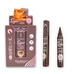 Подводка для глаз Kiss Beauty Eyeliner Super Princess Eyes коричневый