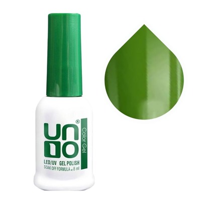 Uno Гель-лак для ногтей / Green Apple 062, сочный зеленый, 8 мл