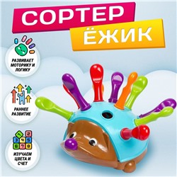 Развивающая игрушка сортер Ежик Спайк