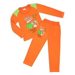 640027-1 пижама для мальчиков, оранжевая