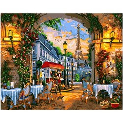 Картина по номерам GX 38898 Кафе в Париже 40*50