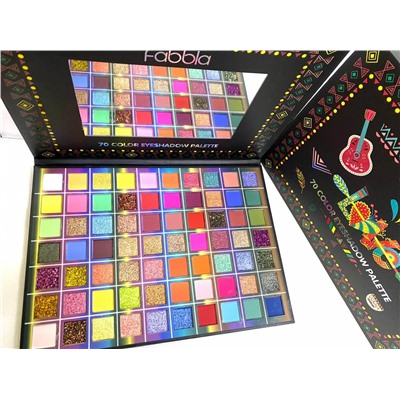 Тени для век Fabbla Eyeshadow Love 70 цветов