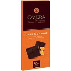 «OZera», шоколад горький с апельсиновым маслом Dark&Orange, 90г