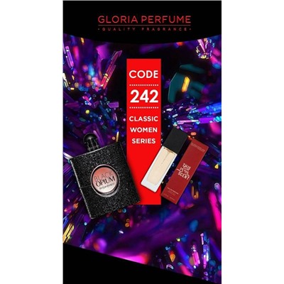 Мини-парфюм 15 мл Gloria Perfume №242 (Yves Saint Laurent Black Opium)