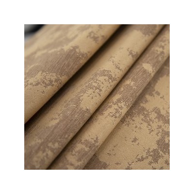 Портьерная ткань на отрез Мрамор 517/51 цвет темно-бежевый