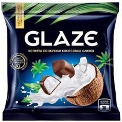 Конфета «Глэйс» со вкусом кокосовых сливок 500 гр /1 уп