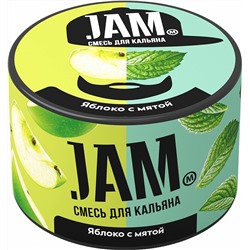 Кальянная смесь без табачная Jam Яблоко с мятой 50гр