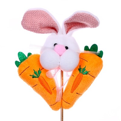 Мягкая игрушка-топпер «Кролик», цвета МИКС