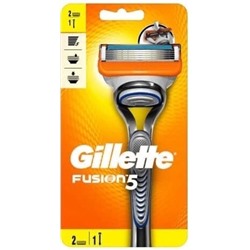 (Копия) Станок для бритья Gillette Fusion 5 + сменные кассеты 2шт