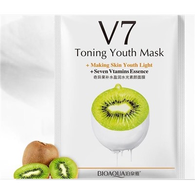 Витаминная маска «BIOAQUA» из серии V7 с экстрактом Киви