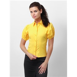 7088 рубашка женская, желтая