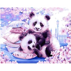 Картина по номерам GX 39085 Сладкий сон панды 40*50