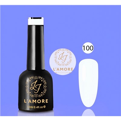 Гель лак для ногтей Luxury L’AMORE FASHION 12мл тон 100