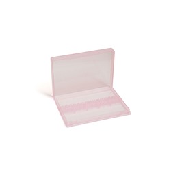 TNL Контейнер для фрез пластиковый (прозрачно-розовый) 1 шт