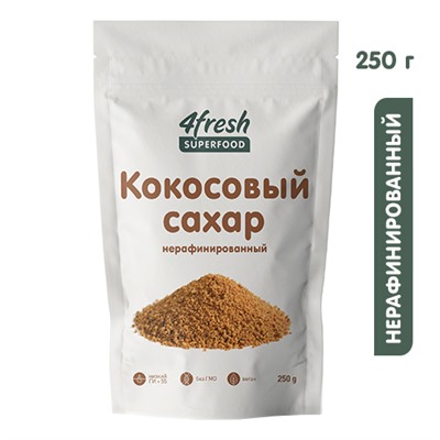 Кокосовый сахар 4fresh food, 250г