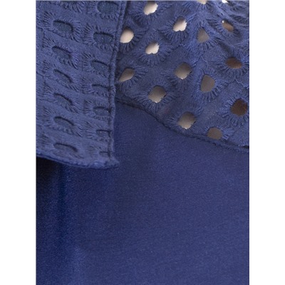 905-13262-2 блузка жен. темно-синяя