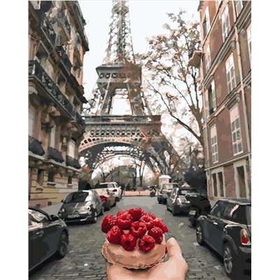 Картина по номерам PK 24074 (GX 28181) Завтрак в Париже 40*50 Эксклюзив