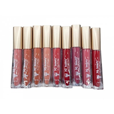 Набор Жидких матовых помад 3Q Beauty Velvet Lip Gloss, (ряд 12шт)