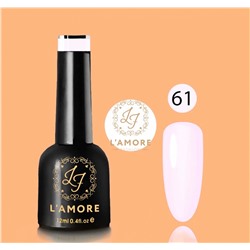Гель лак для ногтей Luxury L’AMORE FASHION 12мл тон 61