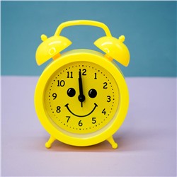 Часы-будильник «SMILE», yellow