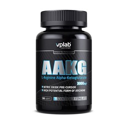 Аминокислота Аргинин AAKG L-arginine Alfa-Ketoglutarate 3000 mg Vplab 90 капс.