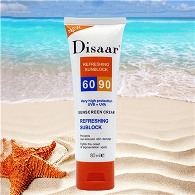 Солнцезащитный крем Disaar Sunblock spf 90 80мл