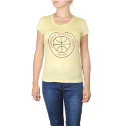 781-6 футболка женская, желтая