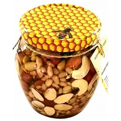 Ассорти орехов в меду 500 гр.