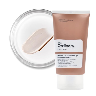 (Китай) Минеральный солнцезащитный крем с антиоксидантами The Ordinary Mineral UV Filters SPF 30 with Antioxidants SPF 30 50мл