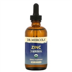 Dr. Mercola, Zinc, 15 mg, 3.88 fl oz (115 ml)